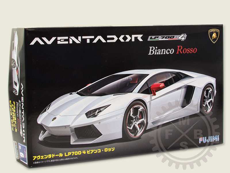 Lamborghini Aventador Bianco Rosso - zdjęcie 1