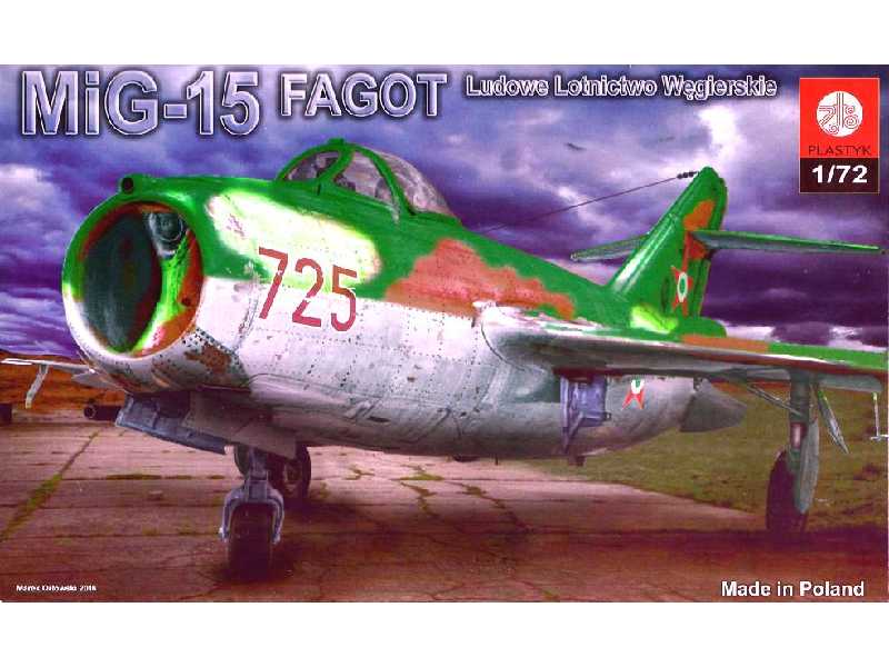 MiG-15 Fagot - Ludowe Lotnictwo Węgierskie - zdjęcie 1 MiG-15 Fagot - Ludowe Lotnictwo Węgierskie - zdjęcie 1