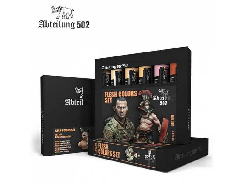 Abteilung Modeling Oil Paint Set -Flesh (6 Colors) - zdjęcie 1