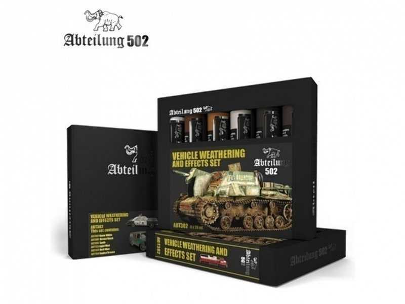 Abteilung Oil Paint Set - Vehicle Weathering and Effects Set (6x - zdjęcie 1 Abteilung Oil Paint Set - Vehicle Weathering and Effects Set (6x - zdjęcie 1