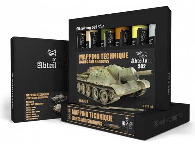 Abteilung Oil Paint Set - Mapping Technique Lights and Shadows ( - zdjęcie 1 Abteilung Oil Paint Set - Mapping Technique Lights and Shadows ( - zdjęcie 1