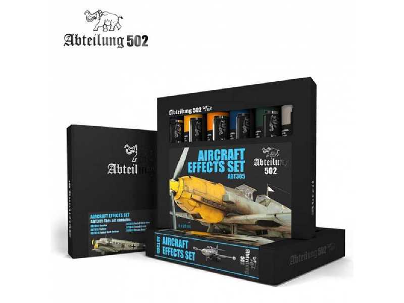 Abteilung Oil Paint Set - Aircraft Effects (6x 20ml) - zdjęcie 1