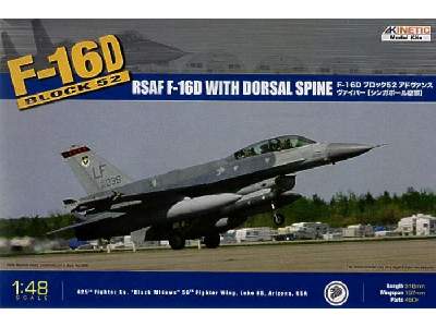 F-16D Block 52 RSAF w/ dorsal spin - zdjęcie 1