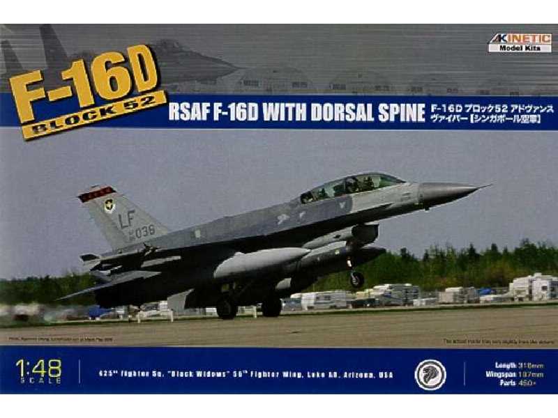 F-16D Block 52 RSAF w/ dorsal spin - zdjęcie 1