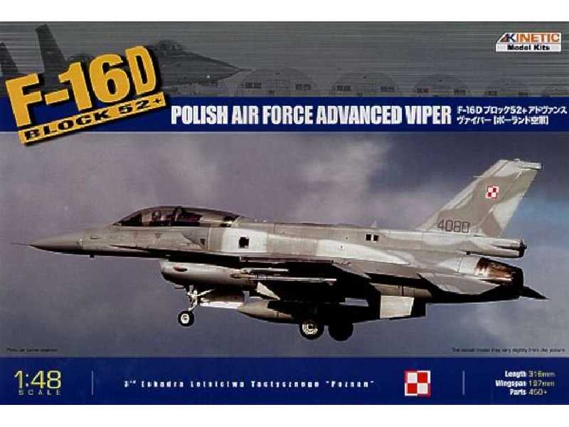 F-16D Block 52+ Viper - polskie oznaczenia - zdjęcie 1 F-16D Block 52+ Viper - polskie oznaczenia - zdjęcie 1