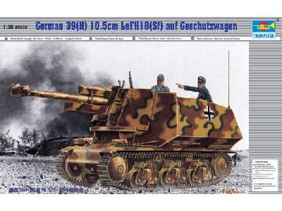 German 39(H) 10.5cm LeFH18(Sf) auf Geschtzwagen - zdjęcie 1