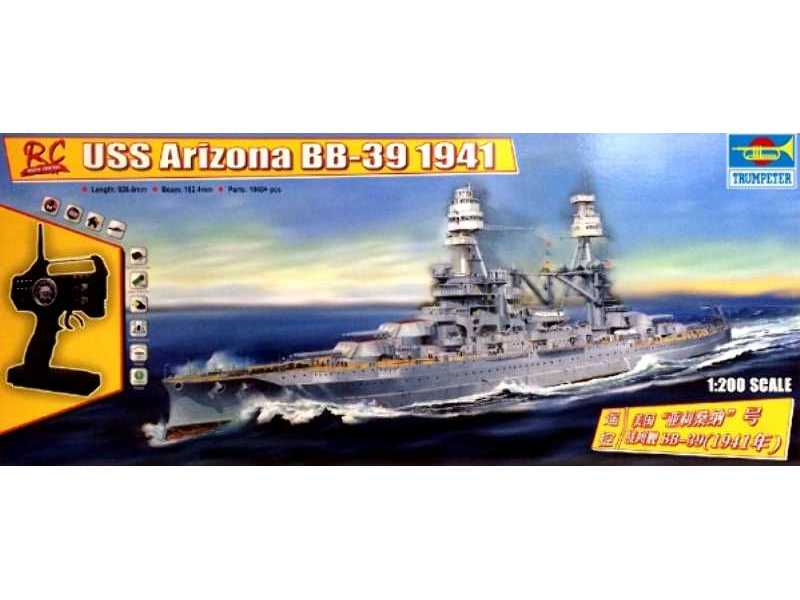 2,4G R/C - Pancernik USS Arizona BB-39 1941 - zdjęcie 1 2,4G R/C - Pancernik USS Arizona BB-39 1941 - zdjęcie 1