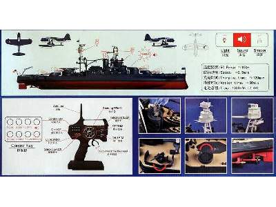 2,4G R/C - Pancernik USS Arizona BB-39 1941 - zdjęcie 4