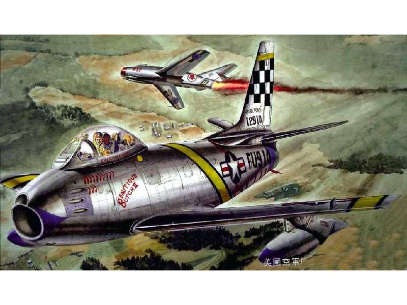 F-86F Sabre Canadian Air Force Golden Hawks Sabre - zdjęcie 1 F-86F Sabre Canadian Air Force Golden Hawks Sabre - zdjęcie 1
