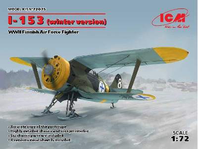 I-153 - lotnictwo fińskie - wersja zimowa - II W.Ś. - zdjęcie 9