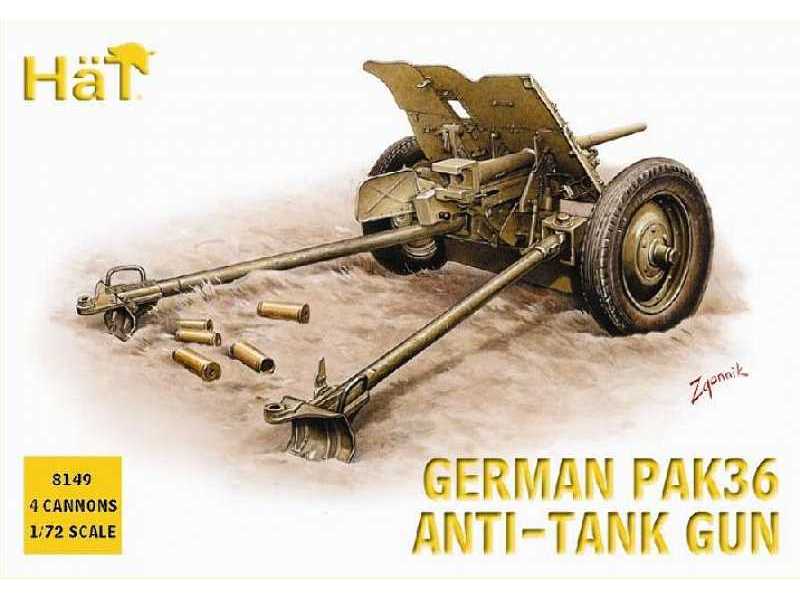 PaK 36 - niemiecka armata przeciwpancerna kalibru 37 mm - zdjęcie 1 PaK 36 - niemiecka armata przeciwpancerna kalibru 37 mm - zdjęcie 1