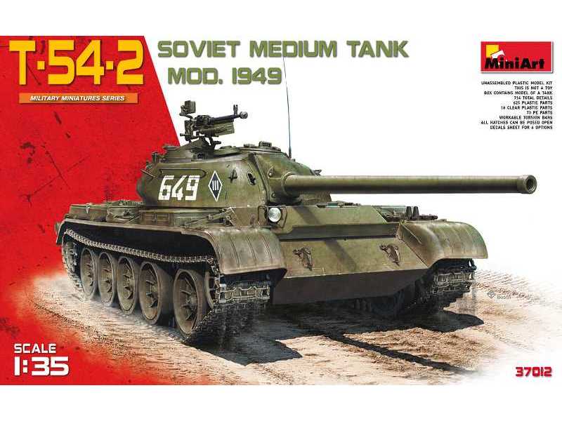 T-54-2 radziecki czołg średni model 1949 - zdjęcie 1