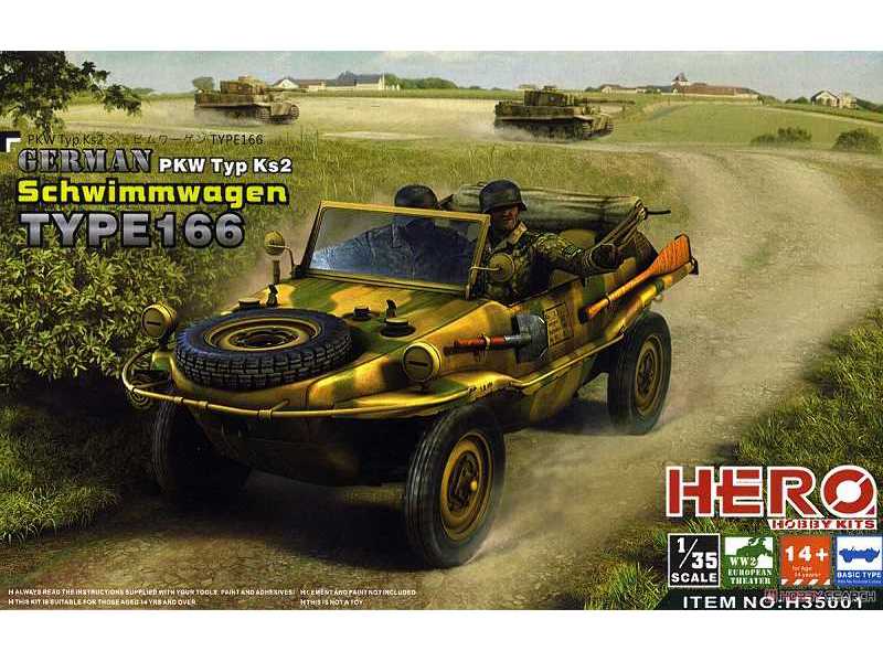 German Pkw.K2s Schwimmwagen Type 166 - zdjęcie 1 German Pkw.K2s Schwimmwagen Type 166 - zdjęcie 1