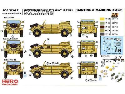 German PKW Typ k1 Kubelwagen Type 82 - Africa Corps - zdjęcie 3