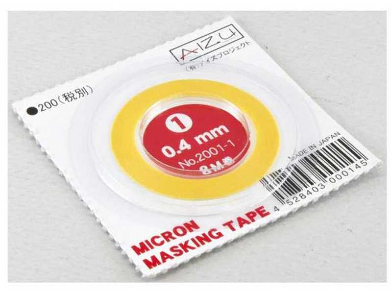 Taśma maskująca - szerokość 0,4 mm - zdjęcie 1 Taśma maskująca - szerokość 0,4 mm - zdjęcie 1