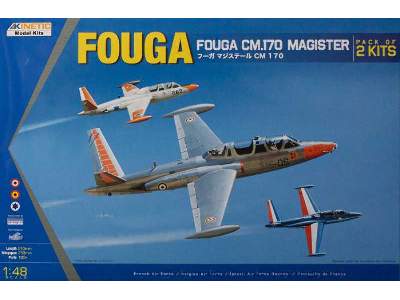 Fouga CM.170 Magister (zestaw 2 modeli) - zdjęcie 1