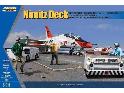 Nimitz Deck USN Deck + T-45 Goshawk and 3 GSE - zdjęcie 1