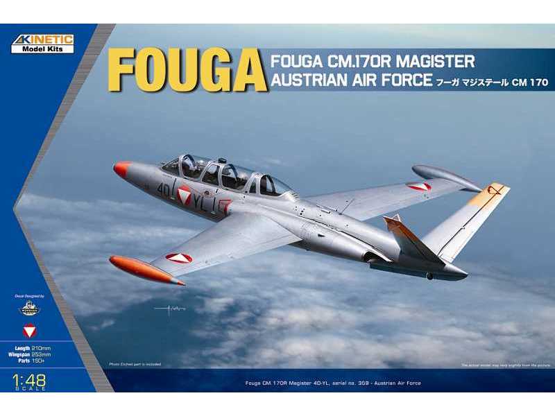 Fouga CM.170R Magister - lotnictwo austriackie - zdjęcie 1