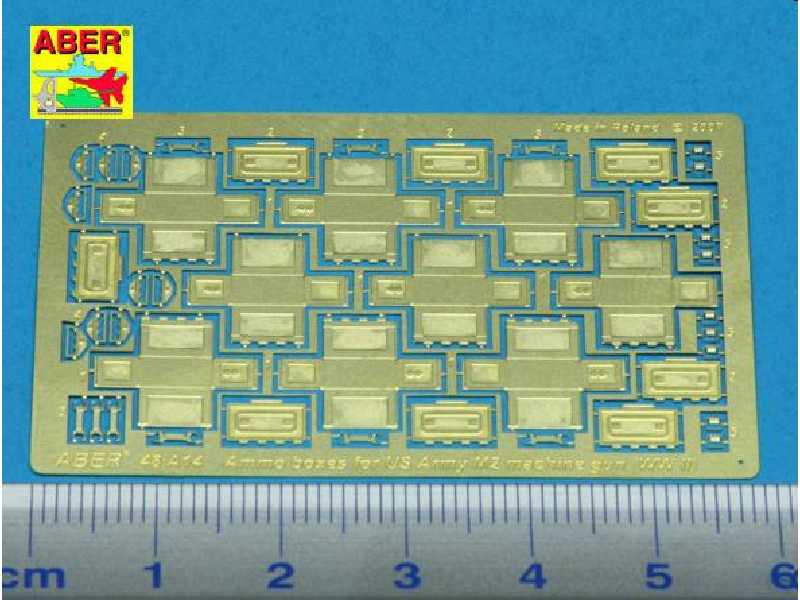 Skrzynki na amunicję do karabinu maszynowego - el. fototrawione - zdjęcie 1