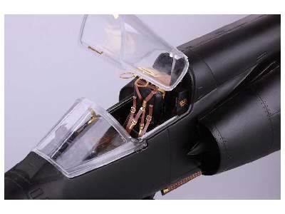 Mirage III E/ R seatbelts STEEL 1/32 - Italeri - zdjęcie 2