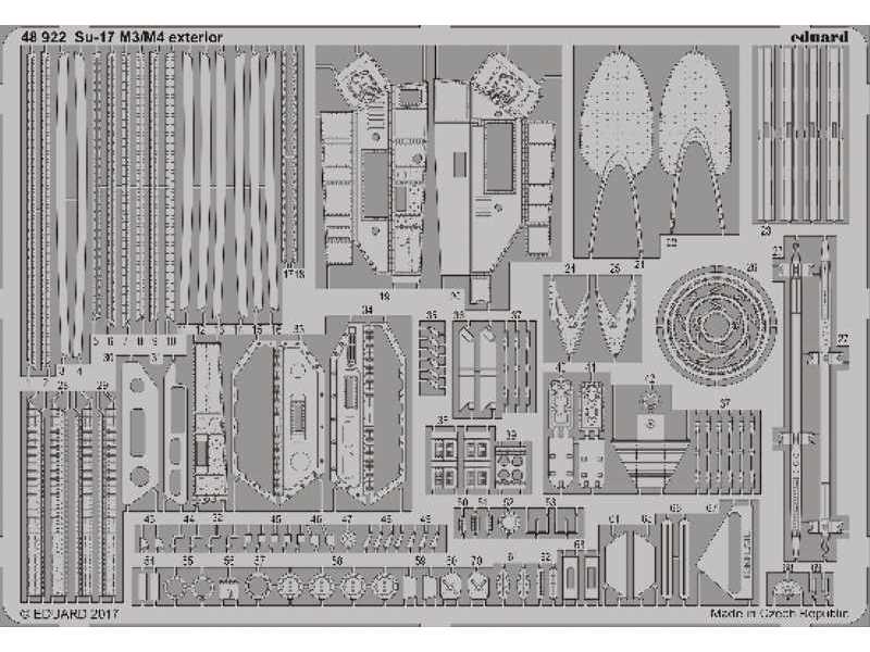 Su-17 M3/ M4 exterior 1/48 - Kitty Hawk - zdjęcie 1