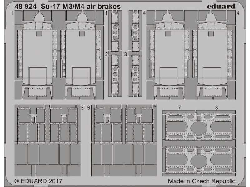 Su-17 M3/ M4 air brakes 1/48 - Kitty Hawk - zdjęcie 1