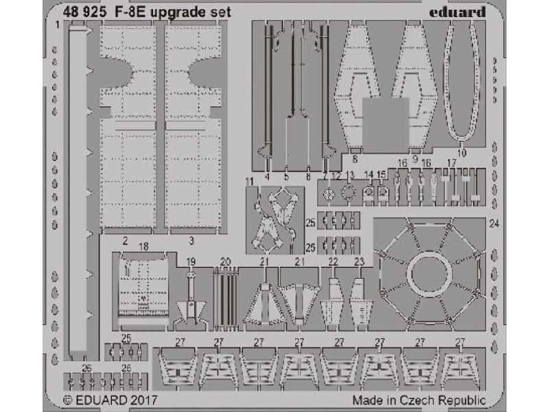 F-8E upgrade set 1/48 - Eduard - zdjęcie 1