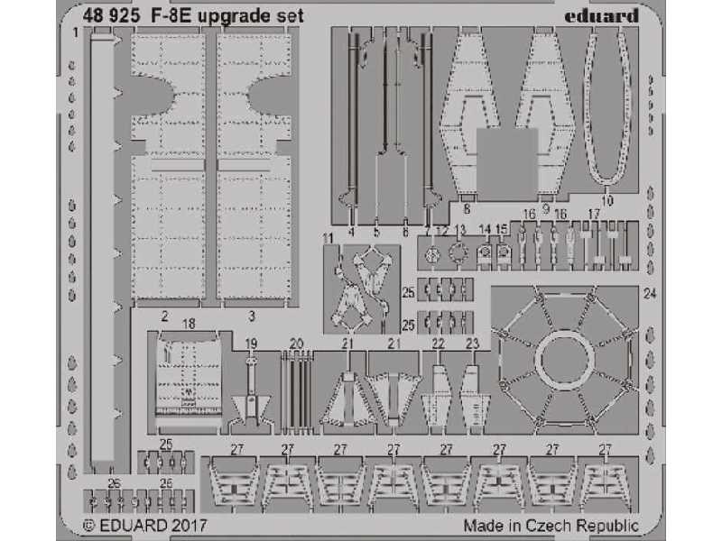 F-8E upgrade set 1/48 - Eduard - zdjęcie 1