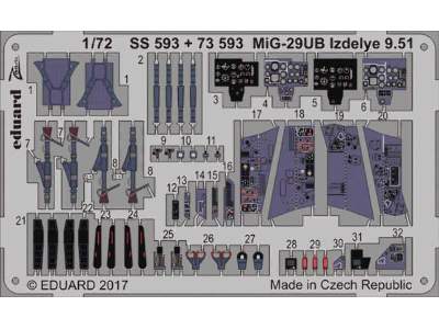 MiG-29UB Izdelye 9.51 1/72 - Trumpeter - zdjęcie 1