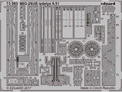 MiG-29UB Izdelye 9.51 1/72 - Trumpeter - zdjęcie 2