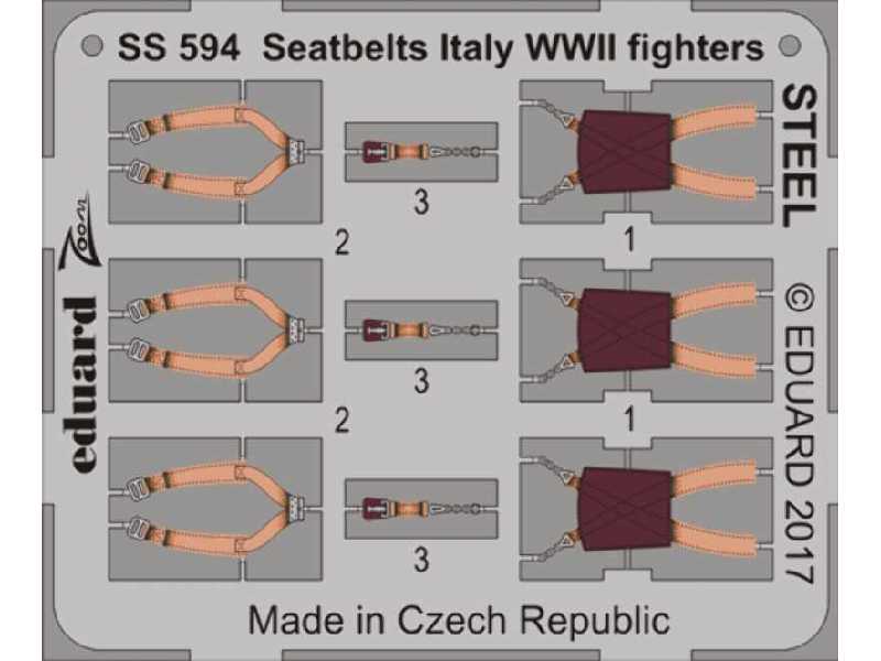 Seatbelts Italy WWII fighters STEEL 1/72 - zdjęcie 1