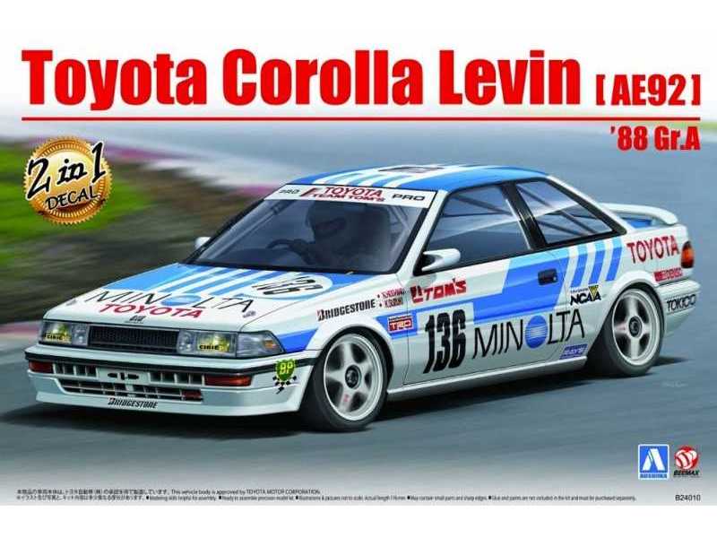 Toyota Corolla Levin Ae92 Gr.A '88 Minolta - zdjęcie 1