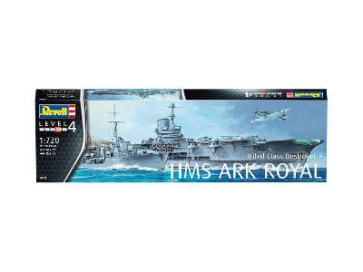 Lotniskowiec HMS Ark Royal i niszczyciel klasy Tribal  - zdjęcie 6