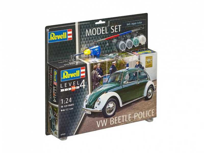 VW Beetle Police - zestaw podarunkowy - zdjęcie 1 VW Beetle Police - zestaw podarunkowy - zdjęcie 1
