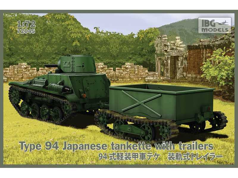 Japońska tankietka Typ 94 z przyczepą - zdjęcie 1