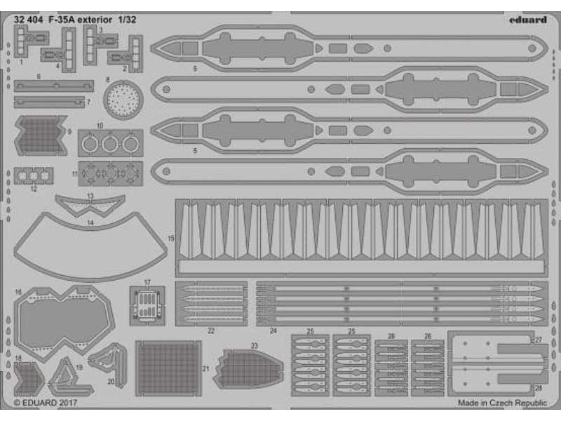 F-35A exterior 1/32 - Italeri - zdjęcie 1 F-35A exterior 1/32 - Italeri - zdjęcie 1