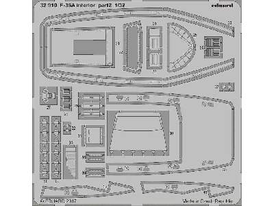 F-35A interior 1/32 - Italeri - zdjęcie 2