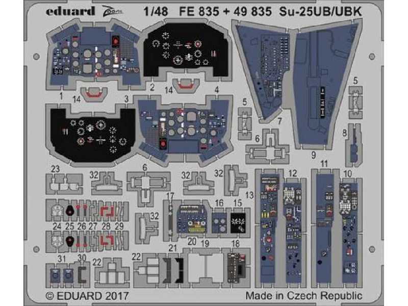 Su-25UB/ UBK interiér 1/48 - Smer - zdjęcie 1 Su-25UB/ UBK interiér 1/48 - Smer - zdjęcie 1