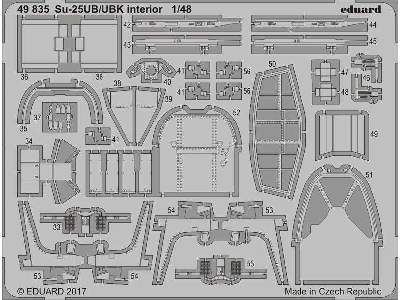 Su-25UB/ UBK interiér 1/48 - Smer - zdjęcie 2