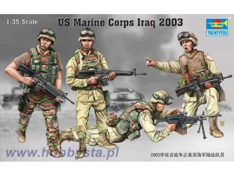 Figurki US Marine Corps Iraq 2003 - zdjęcie 1