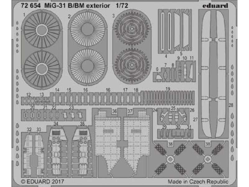 MiG-31B/ BM 1/72 - Trumpeter - zdjęcie 1 MiG-31B/ BM 1/72 - Trumpeter - zdjęcie 1
