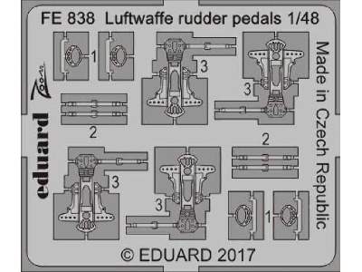 Luftwaffe rudder pedals 1/48 - zdjęcie 1