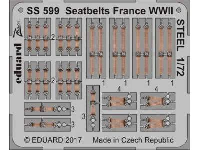 Seatbelts France WWII STEEL 1/72 - zdjęcie 1