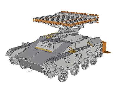 BM-8-24 wyrzutnia rakiet Katiusza na podwoziu T-60 - zdjęcie 9