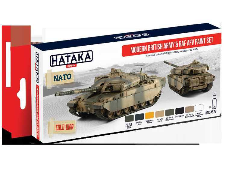 HTK-AS77 Modern Brit. Army & RAF AFV set - zdjęcie 1 HTK-AS77 Modern Brit. Army & RAF AFV set - zdjęcie 1