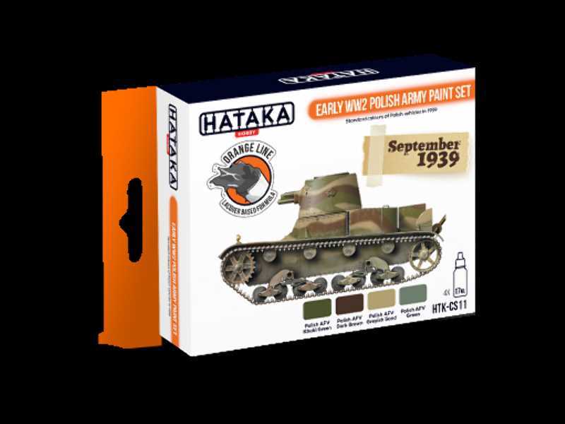 HTK-CS11 Early WW2 Polish Army Paint set - zdjęcie 1 HTK-CS11 Early WW2 Polish Army Paint set - zdjęcie 1