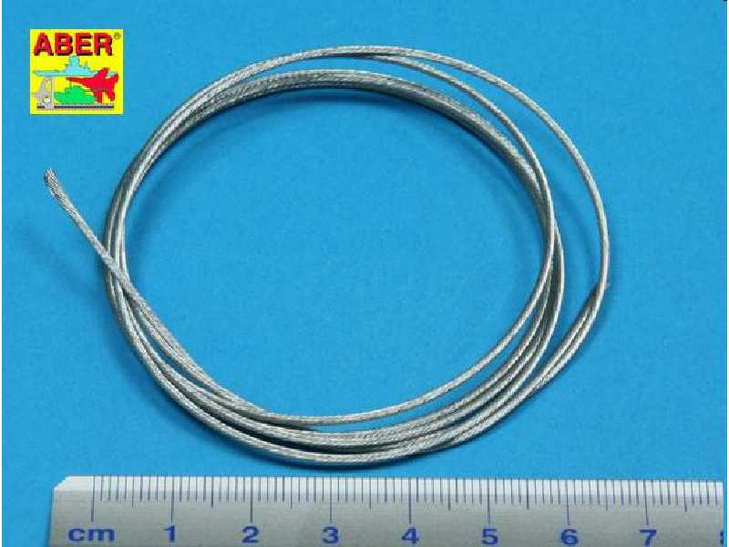 Linka stalowa na liny holownicze śr. 1,2 mm, długość 1 m - zdjęcie 1 Linka stalowa na liny holownicze śr. 1,2 mm, długość 1 m - zdjęcie 1