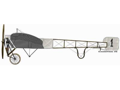 Bleriot XI-I Italian Airplane 1911 Tripolitania - zdjęcie 1