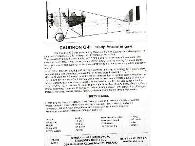 CAUDRON G-III Anzani engine - zdjęcie 8