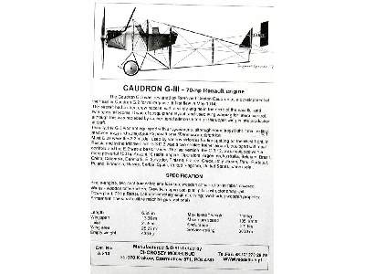 CAUDRON G-III Renault engine - zdjęcie 8